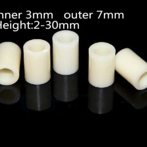 7*3*2 to 7*3*30 ABS Spacer PCB board suport spacer Directly through,PCB Support isolation spacer,plastic PCB standoff