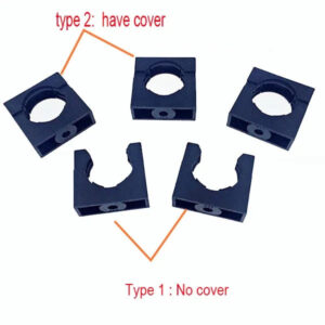 Soft Bellows Tube saddle clamp Have cover AD10 13 15.8 18.5 21.2 25 28.5 34.5 42.5 54.5 Corrugated Pipe electrical wire protect