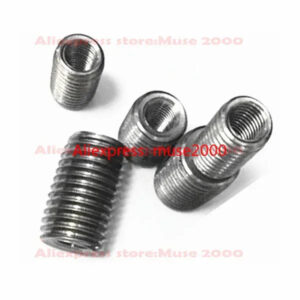304 Stainless Steel Metric Thread Bushing Connector Coupler Convertor Inner M5 to Outer M8/M10/M12 Screw Nut Adaptor  Furniture