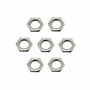 M8 pitch 1.0mm thin height fine thread nut Ceilling light fasten for hollow bolt LED DIY hanging outer  nut inner hole screw