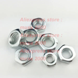 Carbon steel Hexagon Nut M2 M2.5 M3 M3.5 M4 M5 M6 M8 Outer Hex znic plated Grade 4.8 bolt screw nut fastener