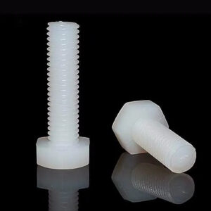 SSMP M6x8 10 12 14 16 20 25 30 35 40 50 60 70 80mm  Nylon screw plastic Bolts White Insulation Outer Hexagon LED celling light