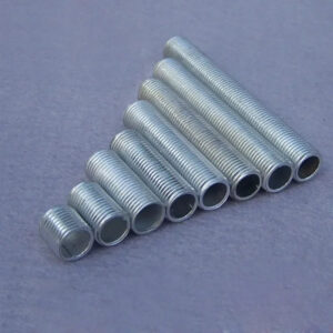 M20*1.5 mm pitch length 20 30 40 50 60mm Thread hollow screw pole  tube LED ceilling lights bolt nut connector parts floor lamp