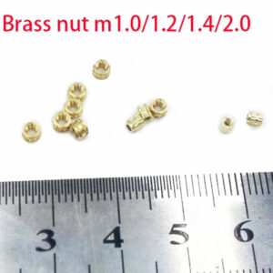 m1 m1.2 m1.4 M1.6 Brass nut phone micro nut fastener,Circular Knurl nut precision electronic maitance repair screw kit parts