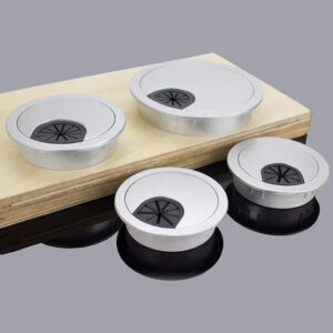 50 53 60mm round Hole Office desk table Wire grommet hole plug table cable distribution decoration hole cover outlet protector