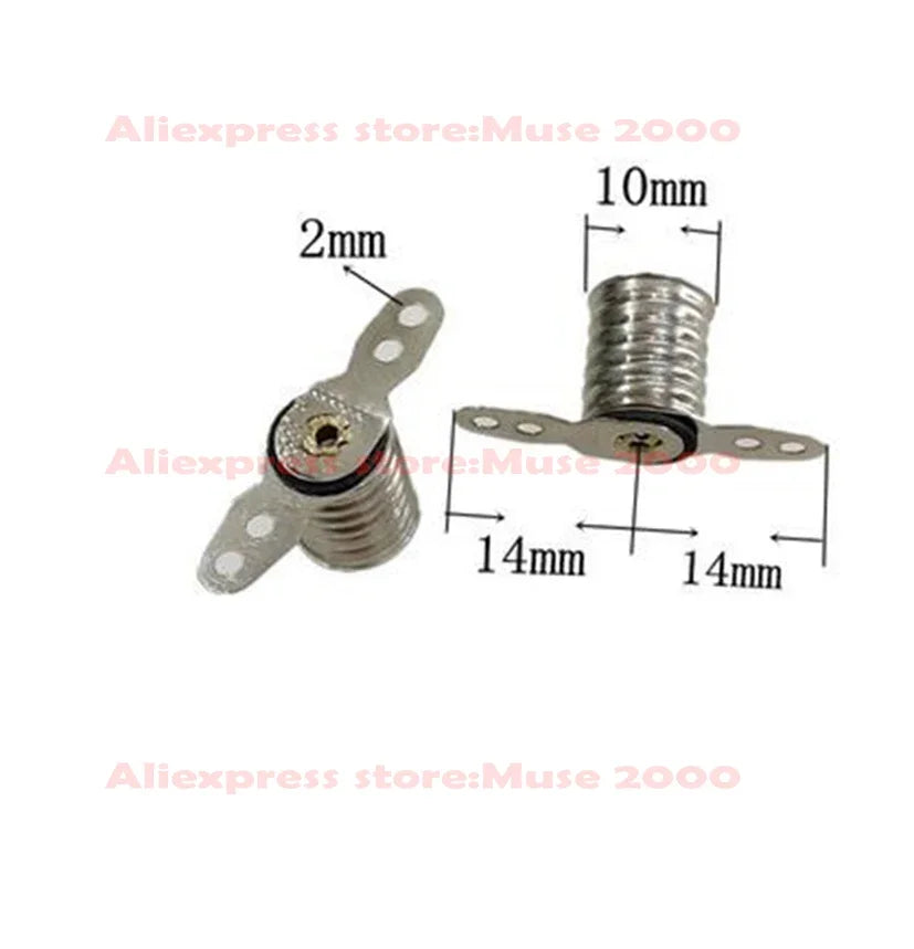 4 types E10 lamp holder 1.5v/2.5v/3.8v/6v E10 bulb light connector Socket circuit electrical laboratory science teach test light base - Image 2