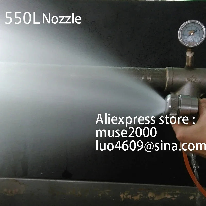 180 550 L/H Methanol fuel burner nozzle,SUS waste oil atomizing spray nozzle Diesel heavy Oil Nozzle atomization Alcohol-bas - Image 5