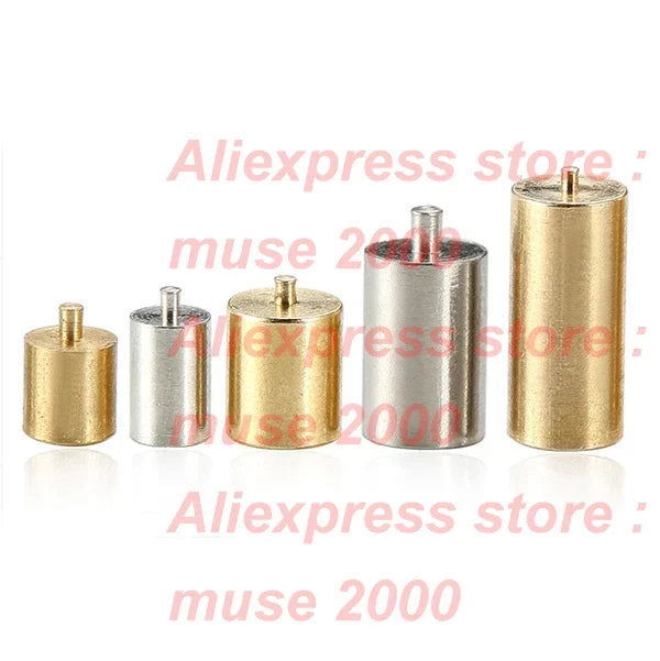 M1.4 standoff brass spacer copper weld soldering pin PCB LED SMT thread connector Copper Nut threaded pass Column