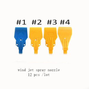 1/4 male thread Air wind jet shower F type nozzle,Blow wind cooling Drying manufacture part cleanning plastic ABS wind jet spray