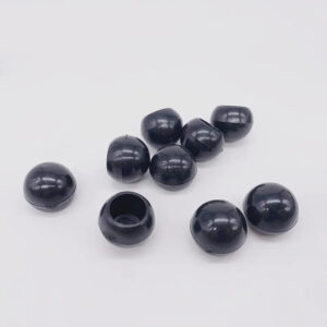 For 12.7mm1/2inch round steel tube cap handle cover PVC plastic black ball cover ends ending tube insert end furniture protect