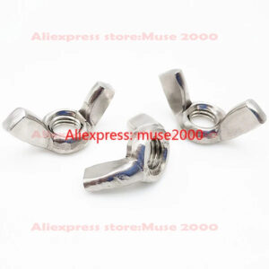 304 stainless steel wing nut M3 M4 M5 M6 M8 M10 M12 handle nut ship rope cord base nut bolt screw nut