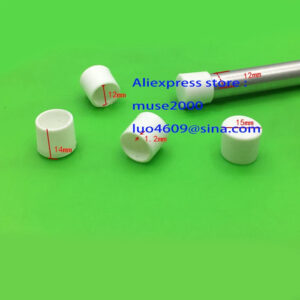 12mm white tube cap cover end, plastic pipe tube insert ending blank protector cover dust proof steel woire artiest feet pad