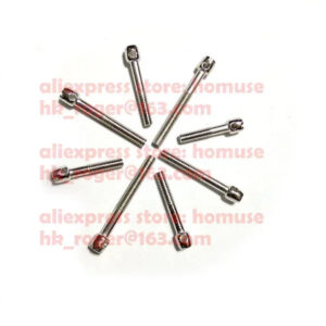 nickle plated steel M3 M4 Hole head bolt eye screw lead seal car ammeter phillips cross heap steel wire electricity meter