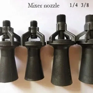 1/4',3/8.1/2 3/4 inch Venturi mixing nozzle fluid mixer pp Plastic,electrode-position chemical Container liquid nozzle