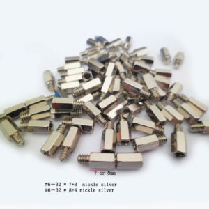 UNC 6#-32 standoff carbon steel magnitic nickle spacer female to male thread connector Length 7+3 8+4 Hex Nut threaded Column