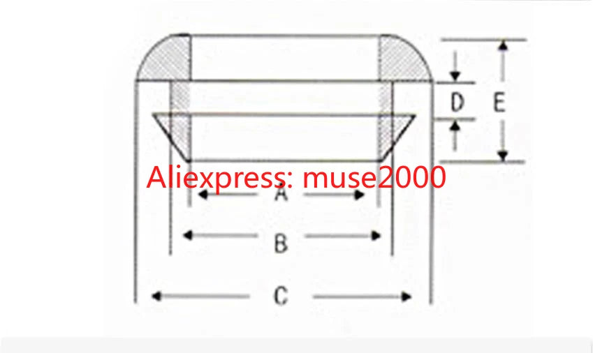 3 4 5 6 7 8 10 12 mm wire grommet,quick install fitting easy machine wire outlet output wire ring scratch proof rubber grommet - Image 2