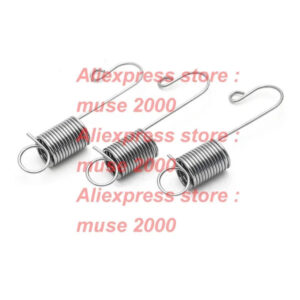 Steel Showcase Spring Hook vertical advertisement stainless steel Elabel display frame injection door pull Spring belt hook