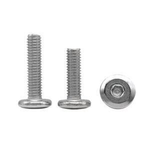 304 steel bolt 1/4-20 5/16-18 UNC inner hex drive furniture bolt children bed baby wood Crossbar nut fiting plate bar connector
