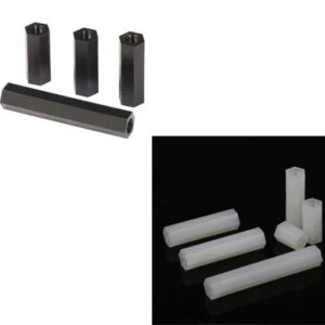 M2 height 6 8 10 12 15 18 20 25mm black white nylon nut hexagon spacer Nylon standoff board isulation plastic nut SSHZ