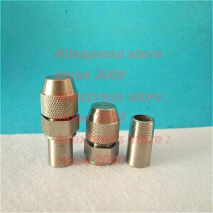 stainless steel 1/4 female thread Humidifying fog machine nozzle mist producing car machine adjustable outdoor road dust control