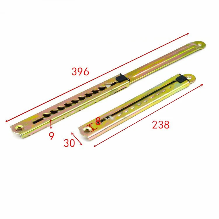 Lift supporting Adjustable hinge Strut bar 10 gear step massage bed head height adjusting drawing desk table angle adjuster