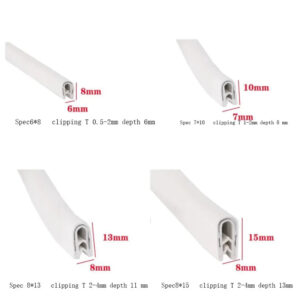 white U shape steel boned thin plate sides protector 6x8 10x7 13x8 15x8 17x10mm width height thickness 0.5-14mm plate clip edge
