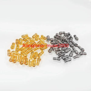 M3 M4 quartz lamp screw hole head line through candle Led light arm crystal chandeliers fastener gold and siliver color ball