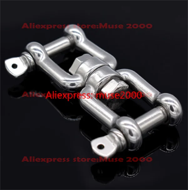 XX type 304 roaable ring hooker M4M5M6M8 M10M12M16 hanger locker connecting 8 shape Pet rope steel winding proof chain buckle