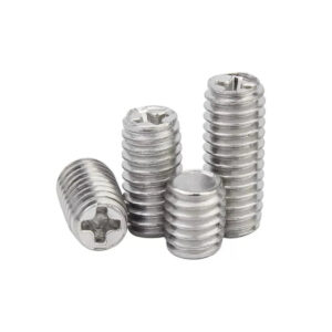 304  steel Set screw M2 M2.5 M3 M4 cross Socket flat Point Bolt grub tip  Light wire cable tighten kimmi machine