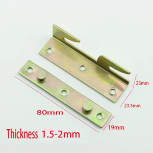 Bed hanger,Steel draw bar Bed hardware plate cabinet stayer Invisible bolt supportor mirror frame latch thumb lock latch