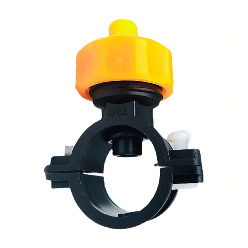Direction adjustable plastic nozzle 1,1.2 inch pipe steel clamp tube detachable clip mist water sprayer - Image 2