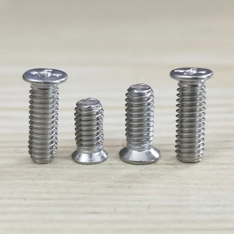 304 steel Small head M4 M5 KM Countersunk drive flat cross hardware screw bolt computer notebook SSD Sscrew