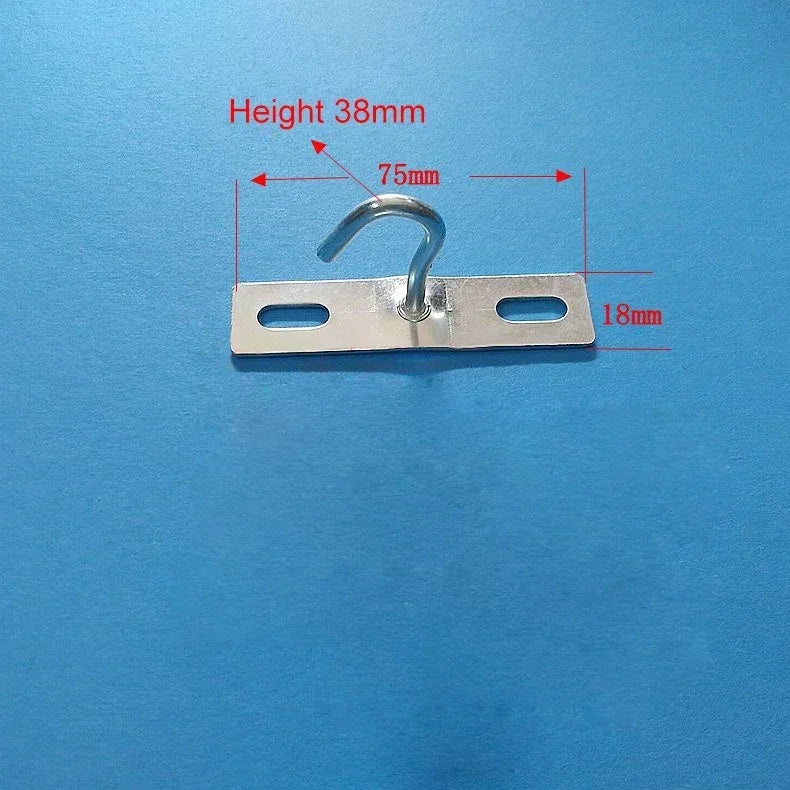 Ceiling light hooker hanger hanging plate Length 75 80 95 mm screw fasten wall anchor plate washer - Image 5