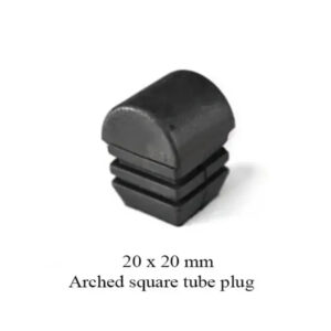 20x20 mm square tube plug plastic end cover for blanking tube cap. pad arched ball head surface round shape chair beach bed