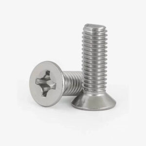304 Steel CCW M3-M6 bolt countercunk cross head Left-Hand Reverse pitch Screw counter clock fastener nut