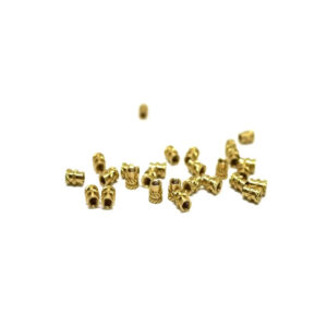 M1.6 OD Brass nut phone micro nut fastener,Circular Knurl precision plastic injection molding repair screw kit parts