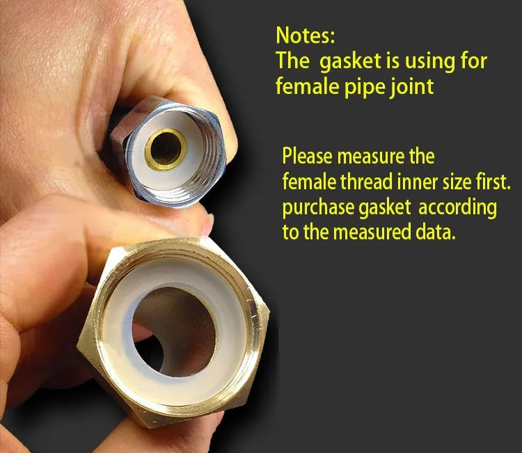 1/2.3/4.1.1-1/4 1-1/2 2 inch pipe joint silicone flat rubber gasket,DN15 20 25 32 40 gasket sealing,Hot water Faucet pipe washer - Image 3
