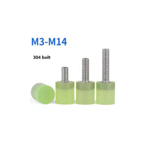 304 screw bolt PU damper M3M4M5M6M8M10M12 Shock Absorption Screw On Shock Absorption, Collision Protection, Wear Resistance