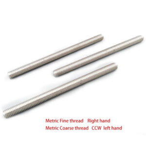 250mm right hand CW fine pitch thread M4 M5 M6 M8 M10 M12 M14 M16 M18 M20 M22 M24 Stainless steel hex clockwise DIN934