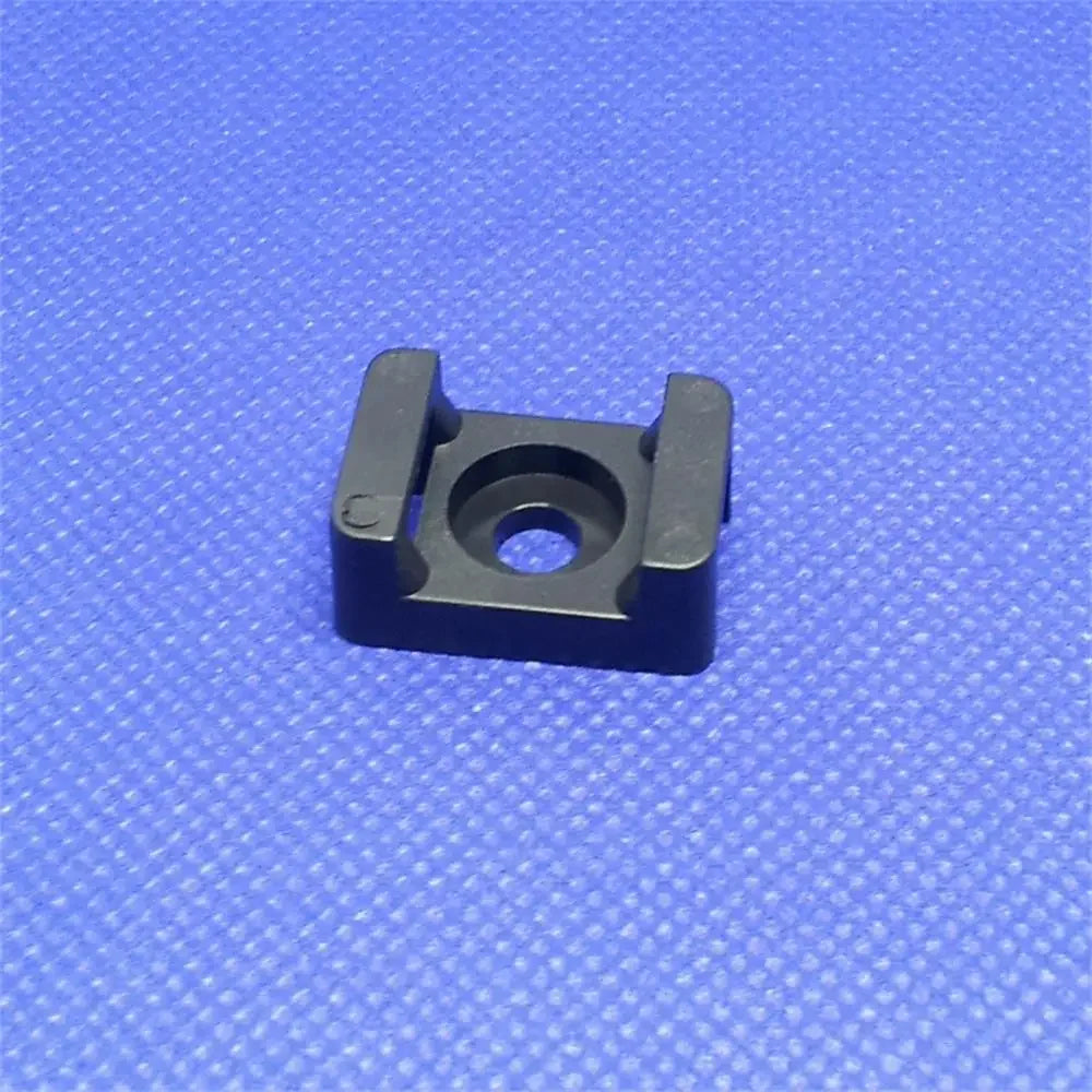 Fixed seat HC Black Nylon Saddle cable tie fixed seat cable tie nylon wire zip width fixing basement cable holder Wire tiding - Image 4
