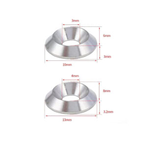 M3 m4 m5 m6 m8 M10 304 countersunk screw washer socket head cap head step washser feet pad machine feet foot Concave convex cone