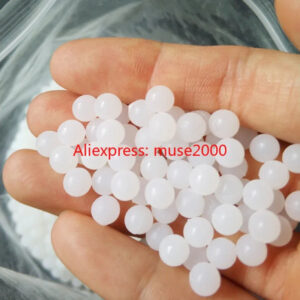 Solid silica rubber ball white Elastic 2 3 4 5 6 6.5 7 8 10 12 mm dia door panel ball wood door compression furniture damper