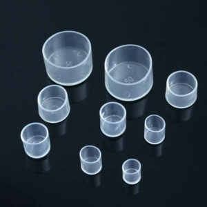 14 16 19 22 25 30 32 35 38 50 60 mm Clear  PVC plastic cap cover round tube outer ends dust proof scratch proof steel tube feet