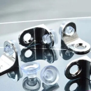 Metal Adjustable Shelf Holder Support Bracket For Wood Shelves or Glass corner shelf fastener install