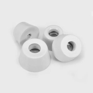 White rubber feet pads 25*20*13  white color ECO Furniture Chair Cone Cover Bumper damping audio equipment cabinet leg feet pads