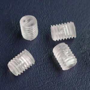 M3 M4 M5 M6 M8 plastic grub set screw bolt transparent clear Slotted socket Holding tighten screw LED light wire cable fastener