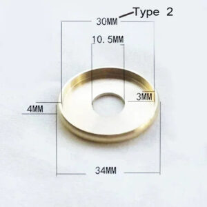 M10 brass washer Vintage Lighting hollow screw tube ending covers holder hanger hooker  lamp fastener cable clamp clip