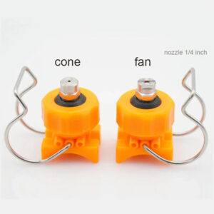 clamp tube steel fan/cone jet spray nozzle plastic holder 3/4 1 1.2 1.5 2 inch pipe steel clamp tube clip mist water sprayer