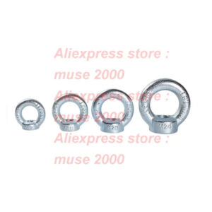 M6 M8 M10 M12 M14 M16 M18 M20 Steel hanging bolt steel eye nut Lifting weight loading steel ring head lifting nut motor machine