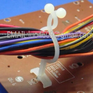 T3205  dia 5mm Wire clamp twist cable collection distribution PCB inserting electronic nylon cable ties,wire clip clamp harness